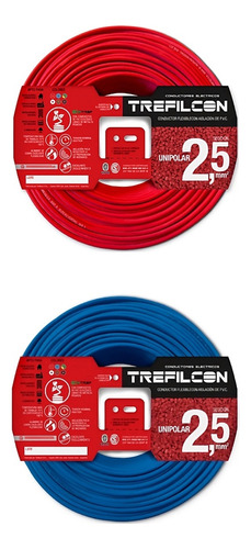 Cable 2 5 Mm Unipolar Trefilcon Pack 2 Rollos X 20m C/u