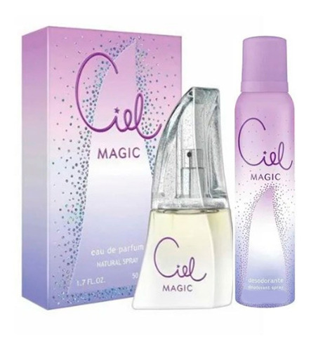 Perfume Ciel Mujer Magic Edp 50 Ml + Desorante 123 Ml 