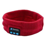 Gorro Fone Faixa Bluetooth Sem Fio Wireless Headphone Música Cor Vermelho