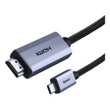 Cable Adaptador Baseus 4k 60hz Entrada Tipo C A Hdmi 1m