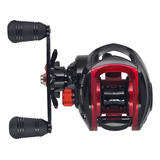 Reel Huevito Beast Red Max 104 Baitcasting 4 Rulemanes Color Rojo - Manija Izquierda