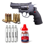 Pistola Revolver Semiauto Crosman Co2 Snr357 Con Accesorios