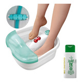 Hidromassageador Bacia Foot Spa Terapia Para Os Pés + Brinde