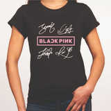 Polera  Black Pink K Pop Grupo Koreano Chicas Musica Pop 