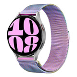 Pulseira Metal Aço Magnética Para Galaxy Watch 4/ 5/ 6 Cor Colorida