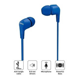 Audífonos In-ear Philips Tae110bl Jack3.5m Manos Libres Azul