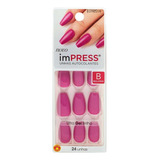 Unhas Kiss Autocolantes Bipam514br Bailarina Amethyst