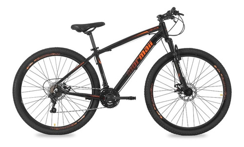 Bicicleta Bike Venice Aro 29 1.0 Mormaii Preto E Laranja