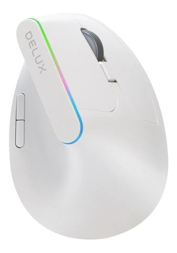 Mouse Vertical Delux M618c Ergônomico Sem Fio 