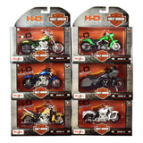 Moto Harley Davidson Escala 1:18 Colección De Metal Maisto