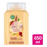 Acondicionador Sedal Natural Jengibre Y Ricino X 650 Ml