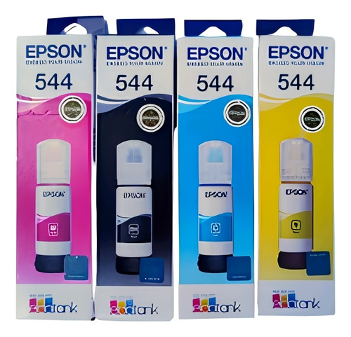 Tinta Epson Set 544 Original X 4 Colores  
