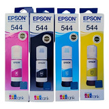 Tinta Epson Set 544 Original X 4 Colores  