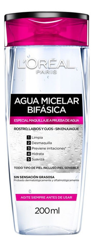 Agua Micelar Bifásica L'oréal Paris Hidra Total 5
