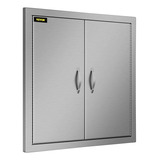 Puerta Doble Acero Inoxidable 304 Cocina Asador 24x24in