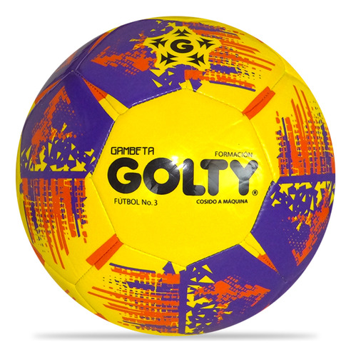 Balón Fútbol Golty Fundamentación Gambeta Niños No3-amarillo