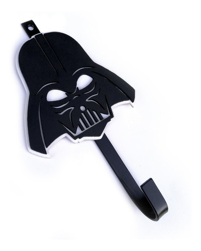 Perchero Darth Vader Star Wars Hierro Madera Percherito Vofi