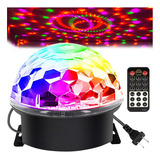 Memzuoix Disco Ball Dj Luz Estroboscópica Con 6 Colores, Lu