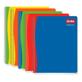 5 Cuadernos Scribe Profesional 100 Hojas Libreta De Espiral