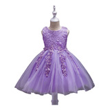 Princess Mesh Tutu Dress Lace Sleeveless Dress