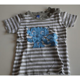 Remera Advance Rayada Rt M/corta Talle 18 Meses