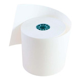 Caja Papel Rollo Termico 80x70 Mm 50 Pzas Alto Rendimiento Color Blanco