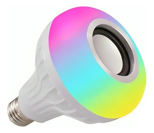 10 Pack Foco Led Rgb De Colores/ Bocina Bluetooth Y Control