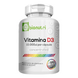 Vitamina D3 10000 Ui (120 Cápsulas) - Promoção - Bionutri