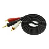 Cable Rca A Miniplug De 1.5m 2 A 1 Model: Mye-1215