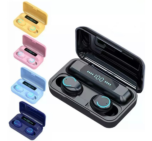 Auriculares Bluetooth Inalámbricos F9 Originales En Colores!