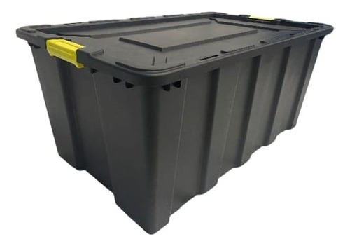 Baúl Caja Organizador 150 Litros Plástico 92x58x42 Cm Negro
