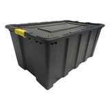 Baúl Caja Organizador 150 Litros Plástico 92x58x42 Cm Negro