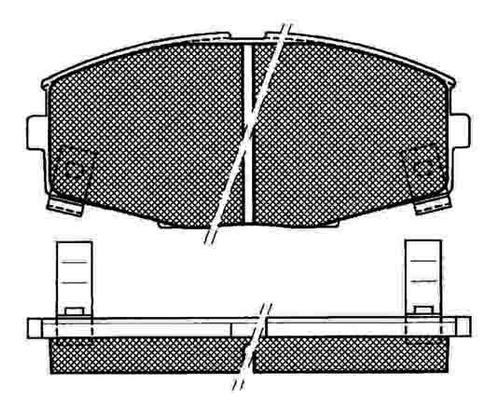 Pastillas Freno Para Toyota Crown 89/92 Delantera Marca Icer Foto 2