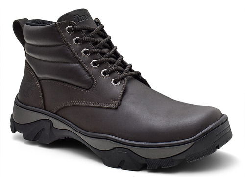 Bota Coturno Adventure Timber Em Couro 13010 Marrom Oferta