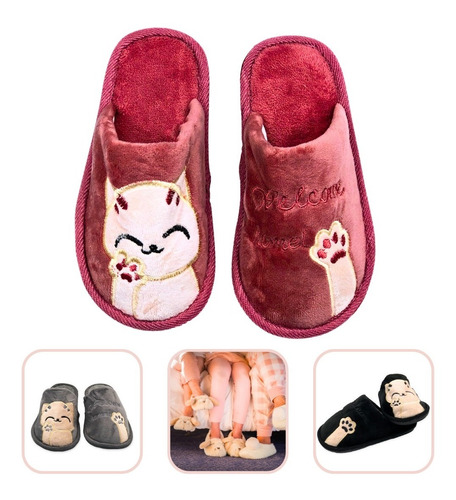 Pantufa Chinelo Infantil Menina Tam 30/31 32/33 34/35