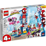 Lego Spidey - Cuartel General Arácnido De Spider-man (10784) Cantidad De Piezas 155