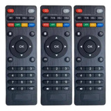 3 Controles Universal Remoto Aparelho Tv Box Smart 4k Pilhas