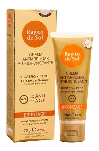 Bronzage Crema Anti-age Autobronceante 