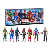 Figuras Avengers Vengadores Originales Set De 7pz De 30 Cm