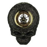 Reloj De Pared Decorativo Con Calavera Steampunk