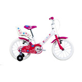 Bicicleta Infantil Groove My Bike Aro 16 Branca C/ Cadeira