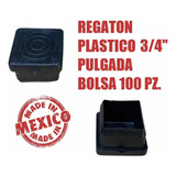 Regaton Tapón Cuadrado 3/4 Pulgada Plastico Bolsa 1000 Pz