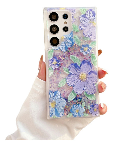 Funda De Flor Luminosa Para Samsung S23