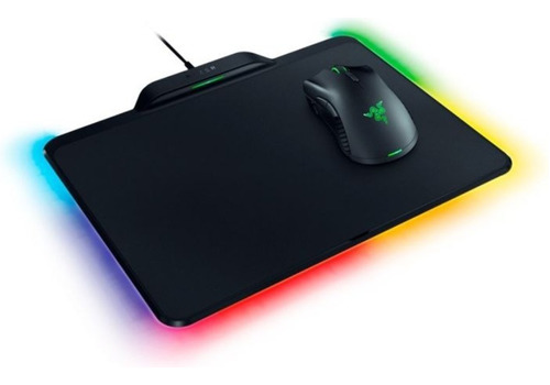 Mouse Pad Alfombrilla Antideslizante + Luz Led Rgb Gamer 