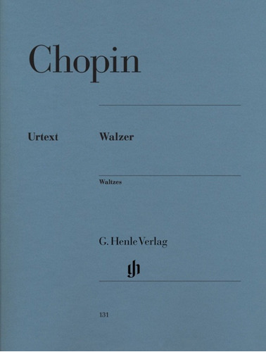 Valses Waltzes Chopin Partitura Para Piano Henle Urtext