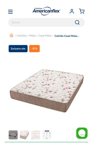 Colchão Casal Americanflex Ax Rose Casal