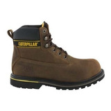 Bota Industrial Hombre Caterpillar 3m4m Café Punta Redonda