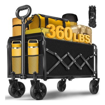 Carro Plegable, Ligero, Capacidad 163.29 Kg, Con Ruedas