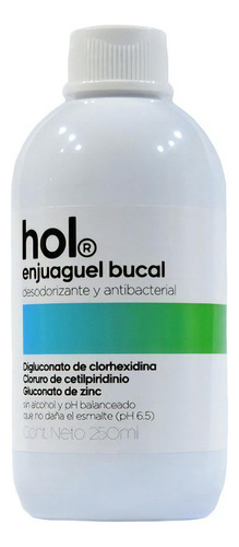 Hol Enjuague Bucal Desodorizante Y Antibacterial 250ml