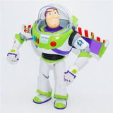 Boneco Buzz Lightyear Toy Story, C/ Asas, Anda E Emite Sons!